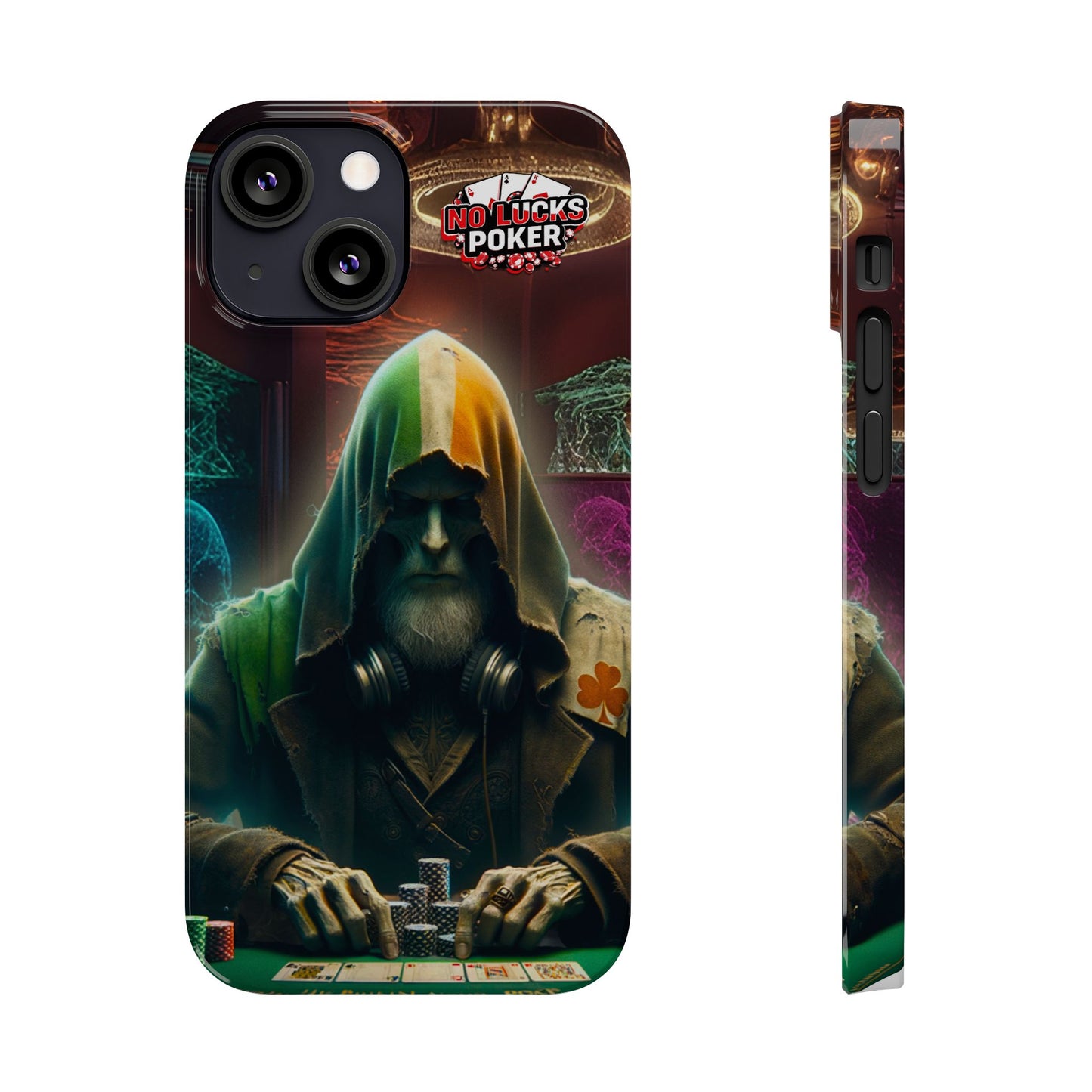 Mysterious Irish Poker Player Slim Phone Case -  iPhone 13 - 15