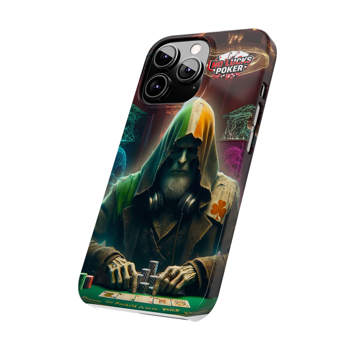Mysterious Irish Poker Player Slim Phone Case -  iPhone 13 - 15
