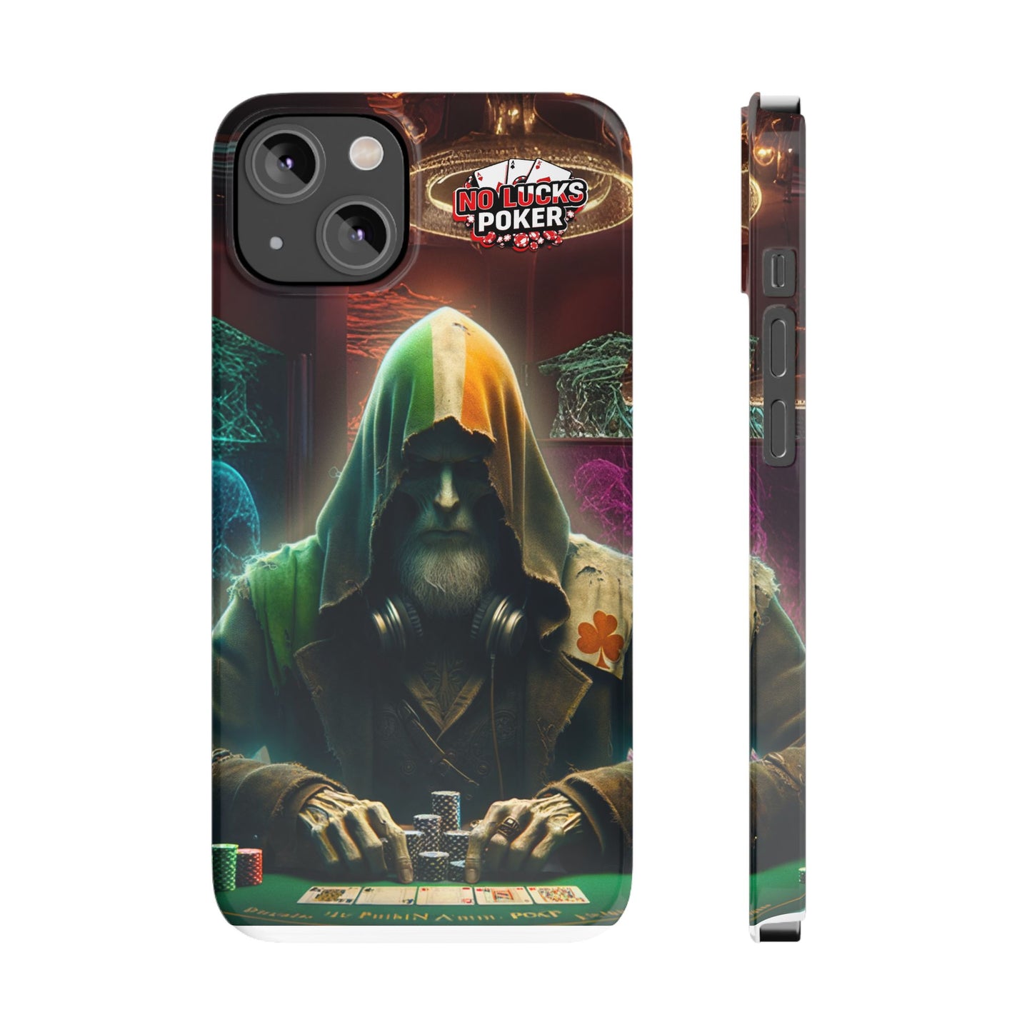 Mysterious Irish Poker Player Slim Phone Case -  iPhone 13 - 15
