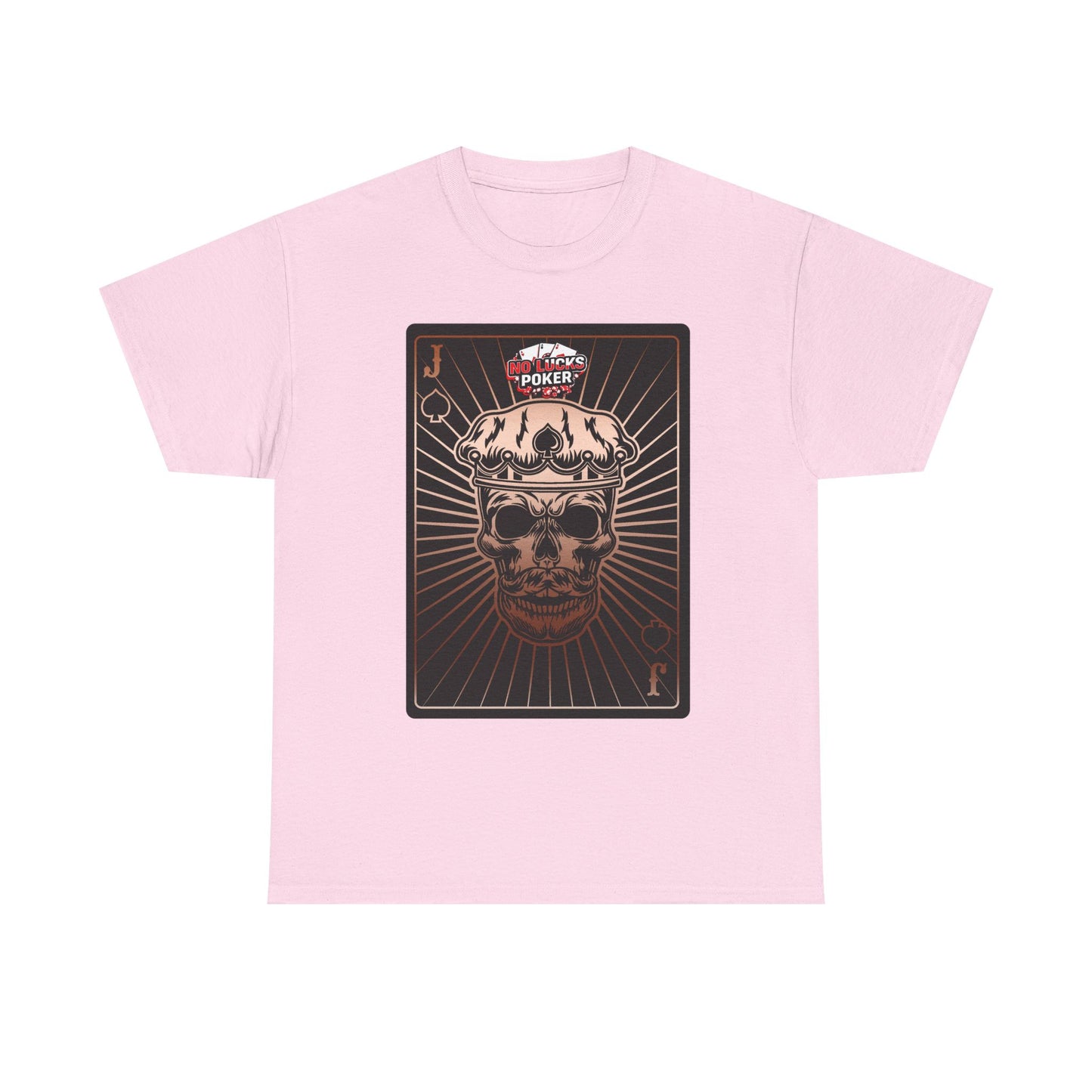 No Lucks Given – Jack Skull Crown of Spades Poker Tee (Copper Edition)