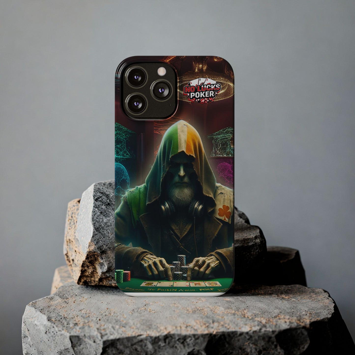 Mysterious Irish Poker Player Slim Phone Case -  iPhone 13 - 15