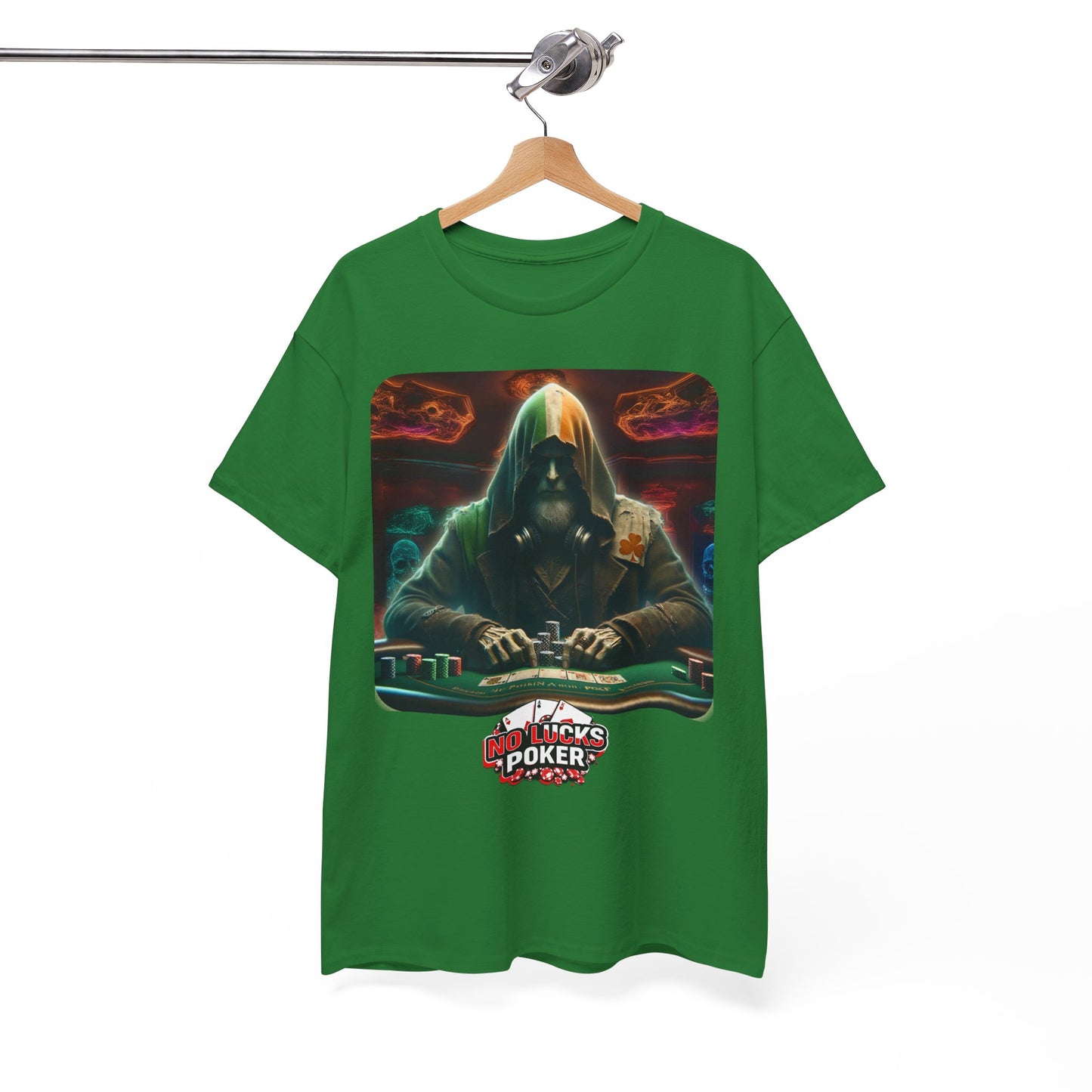 Irish Poker Player Celtic unisex heavy cotton tee Poker Apparel