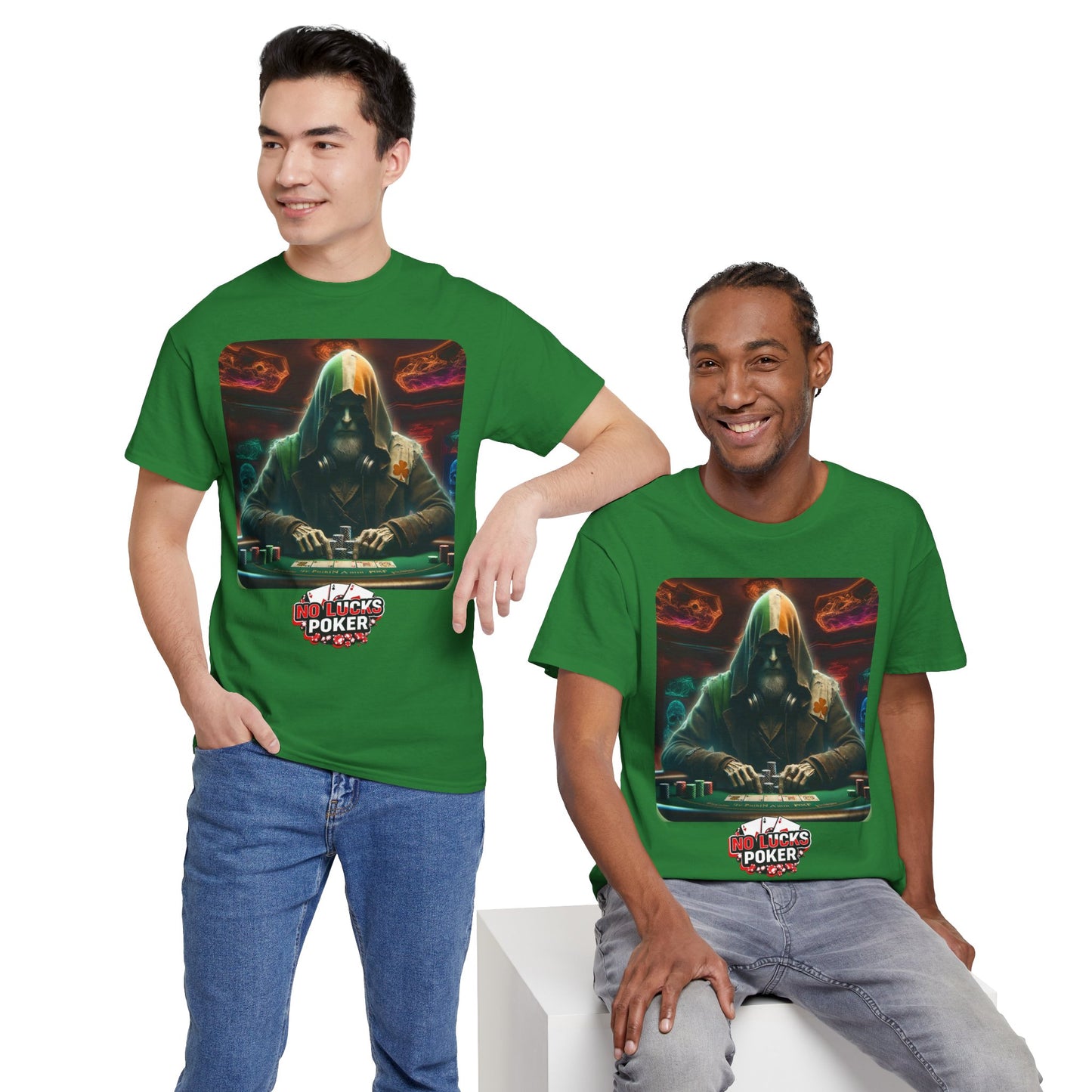 Irish Poker Player Celtic unisex heavy cotton tee Poker Apparel