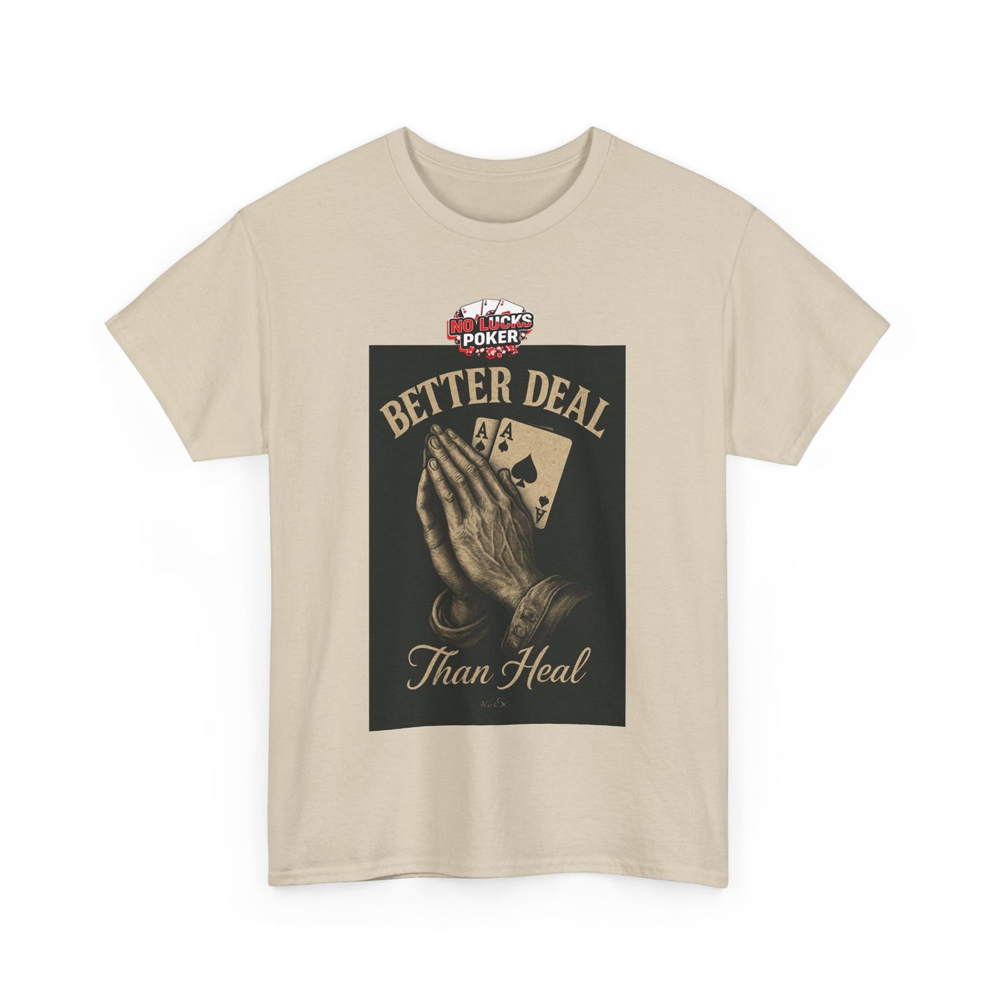 No Prayers Just Play Poker T-Shirt | Zero Lucks – Skill Over Superstition