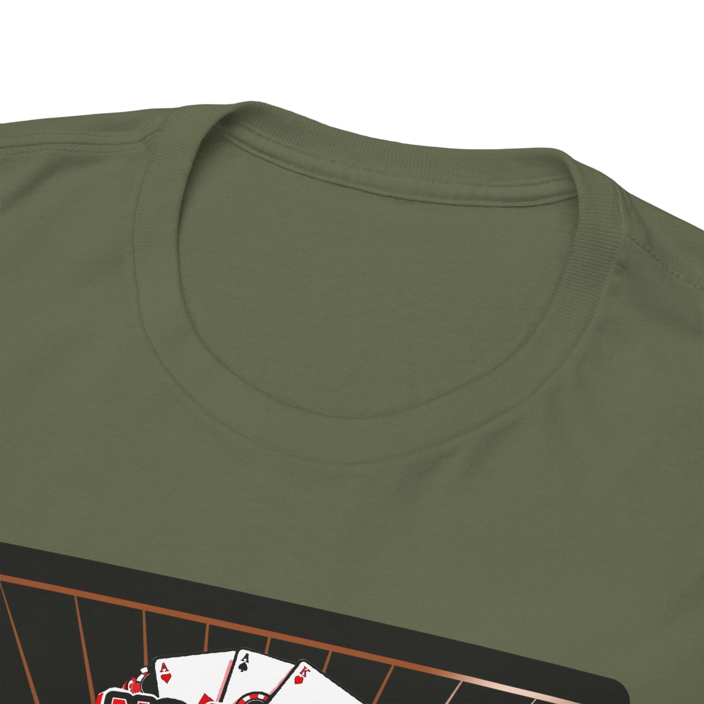 No Lucks Given: Ace of Hearts & Axes – Poker T-Shirt