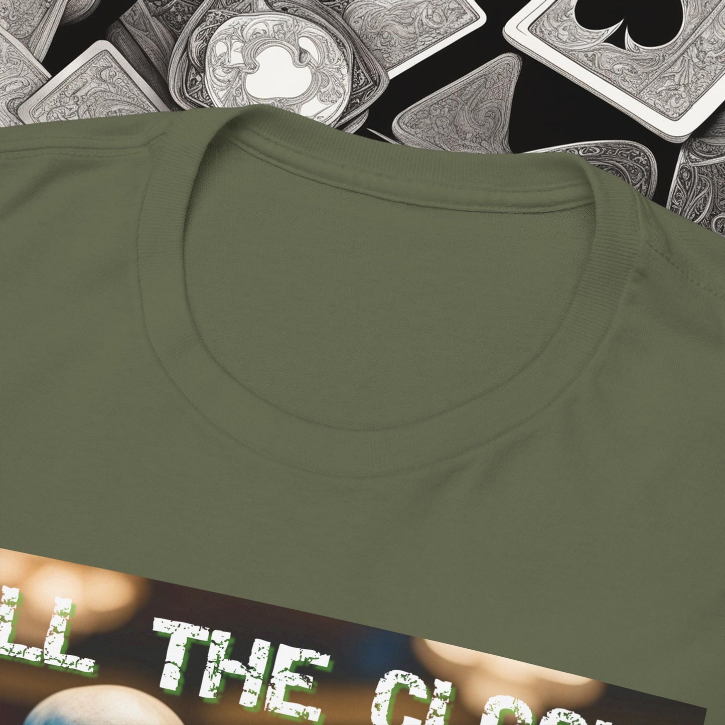 Call the clock skull unisex heavy cotton T-Shirt Must have Good Luck All-in
