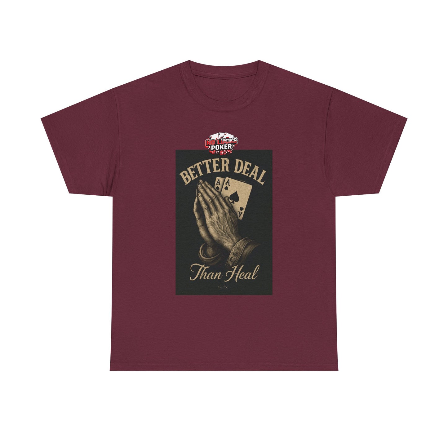 No Prayers Just Play Poker T-Shirt | Zero Lucks – Skill Over Superstition