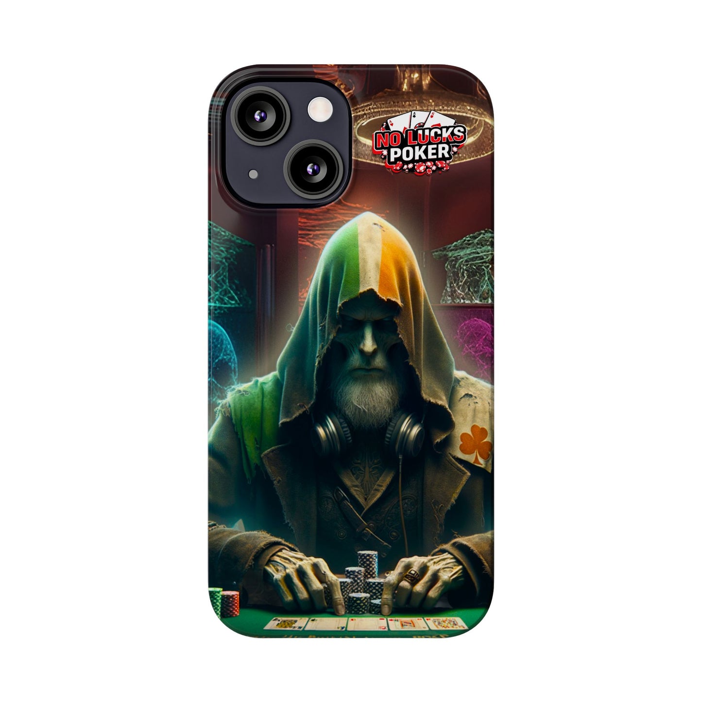 Mysterious Irish Poker Player Slim Phone Case -  iPhone 13 - 15