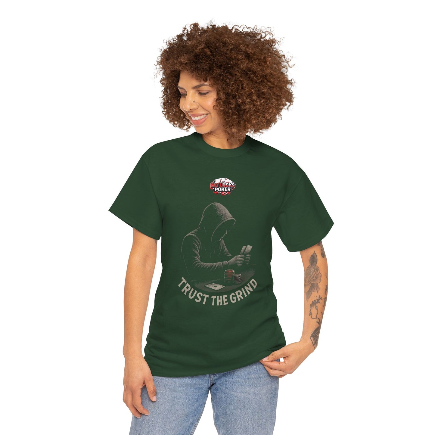Trust the Grind Poker T-Shirt | Zero Lucks – Play Sharp