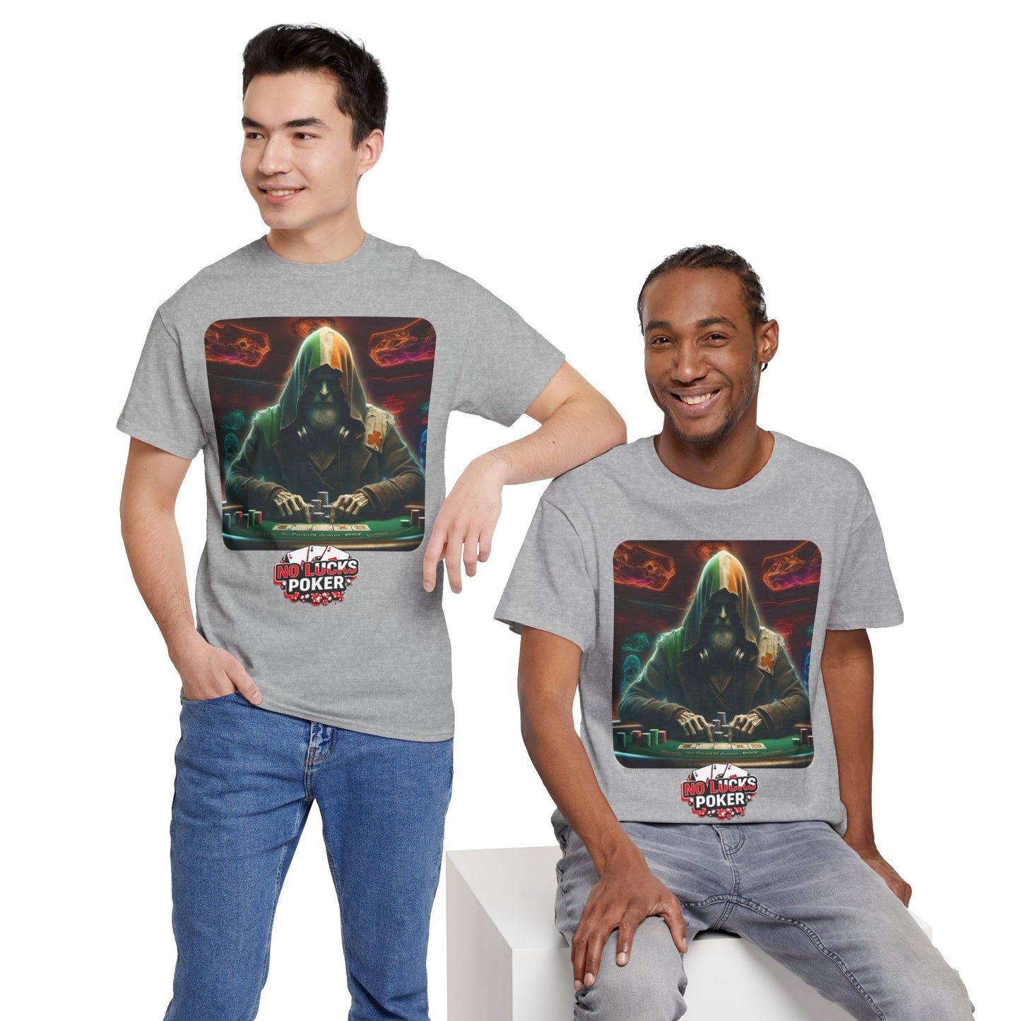 Irish Poker Player Celtic unisex heavy cotton tee Poker Apparel