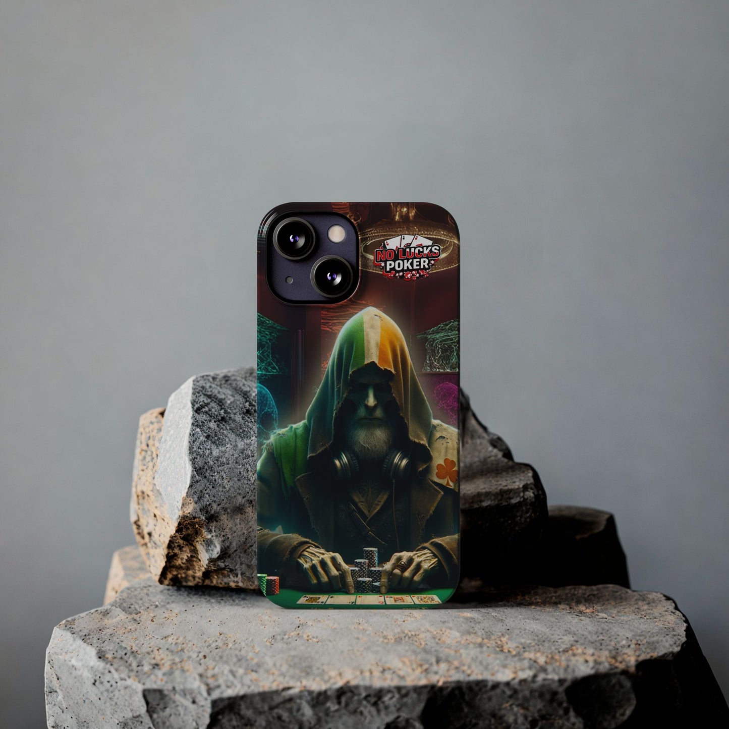 Mysterious Irish Poker Player Slim Phone Case -  iPhone 13 - 15