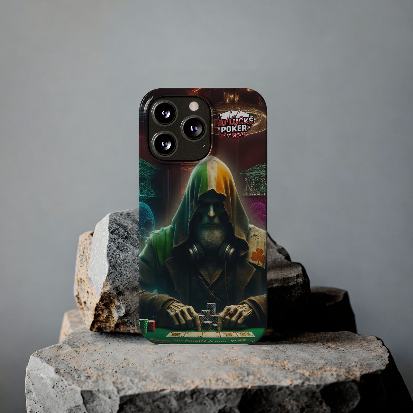 Mysterious Irish Poker Player Slim Phone Case -  iPhone 13 - 15