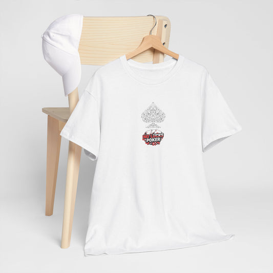 No Lucks Given Logo Poker T-Shirt | Built for Players, Not Luck