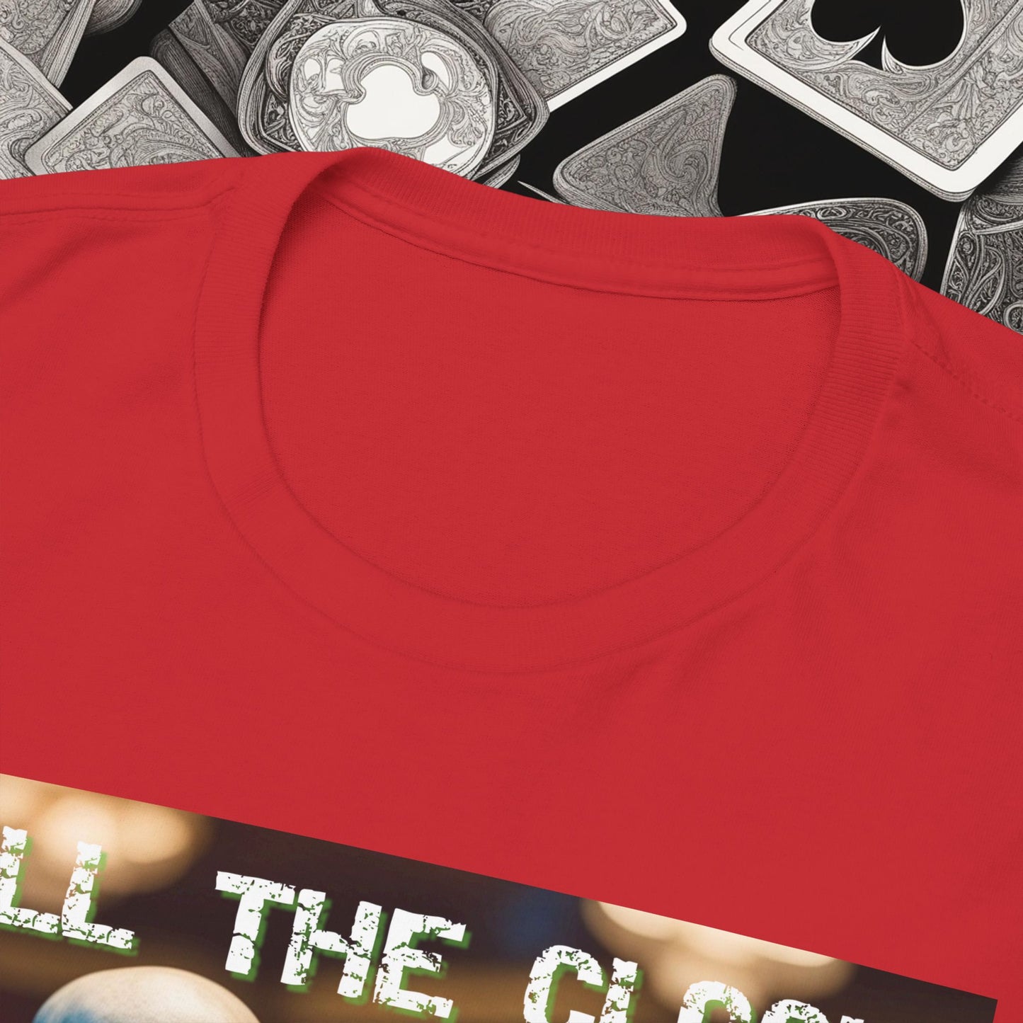 Call the clock skull unisex heavy cotton T-Shirt Must have Good Luck All-in