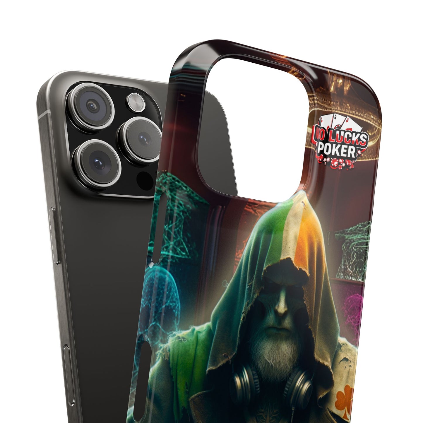 Mysterious Irish Poker Player Slim Phone Case -  iPhone 13 - 15