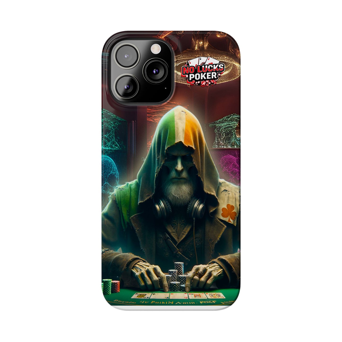 Mysterious Irish Poker Player Slim Phone Case -  iPhone 13 - 15