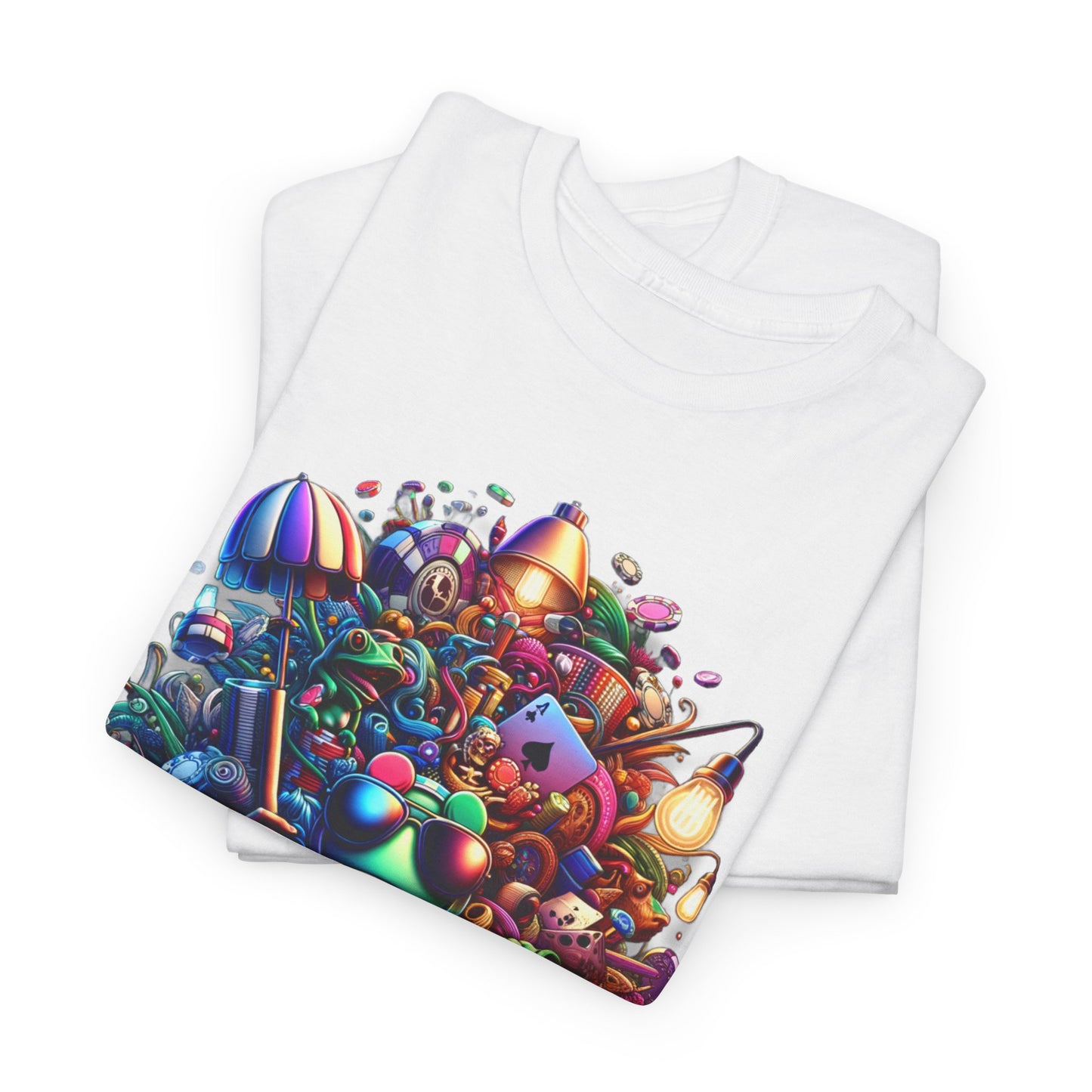 I'm Just here for the Pot unisex heavy cotton tee Poker Apparel
