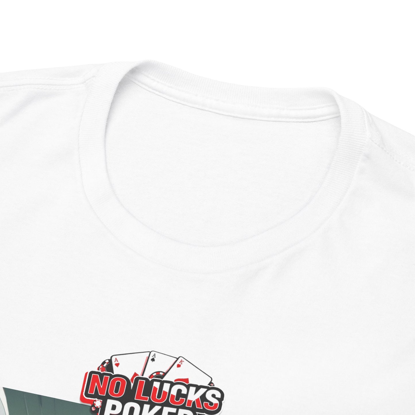 No Lucks Given – Poker Skull w/ Headphones Tee (Hero/Villain Edition)