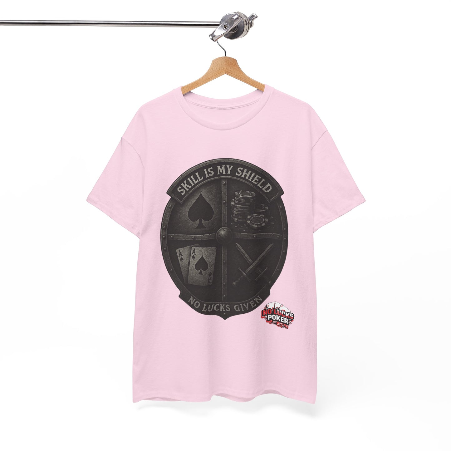 Stack or Shatter Poker T-Shirt | No Lucks Given – Skill Over Luck