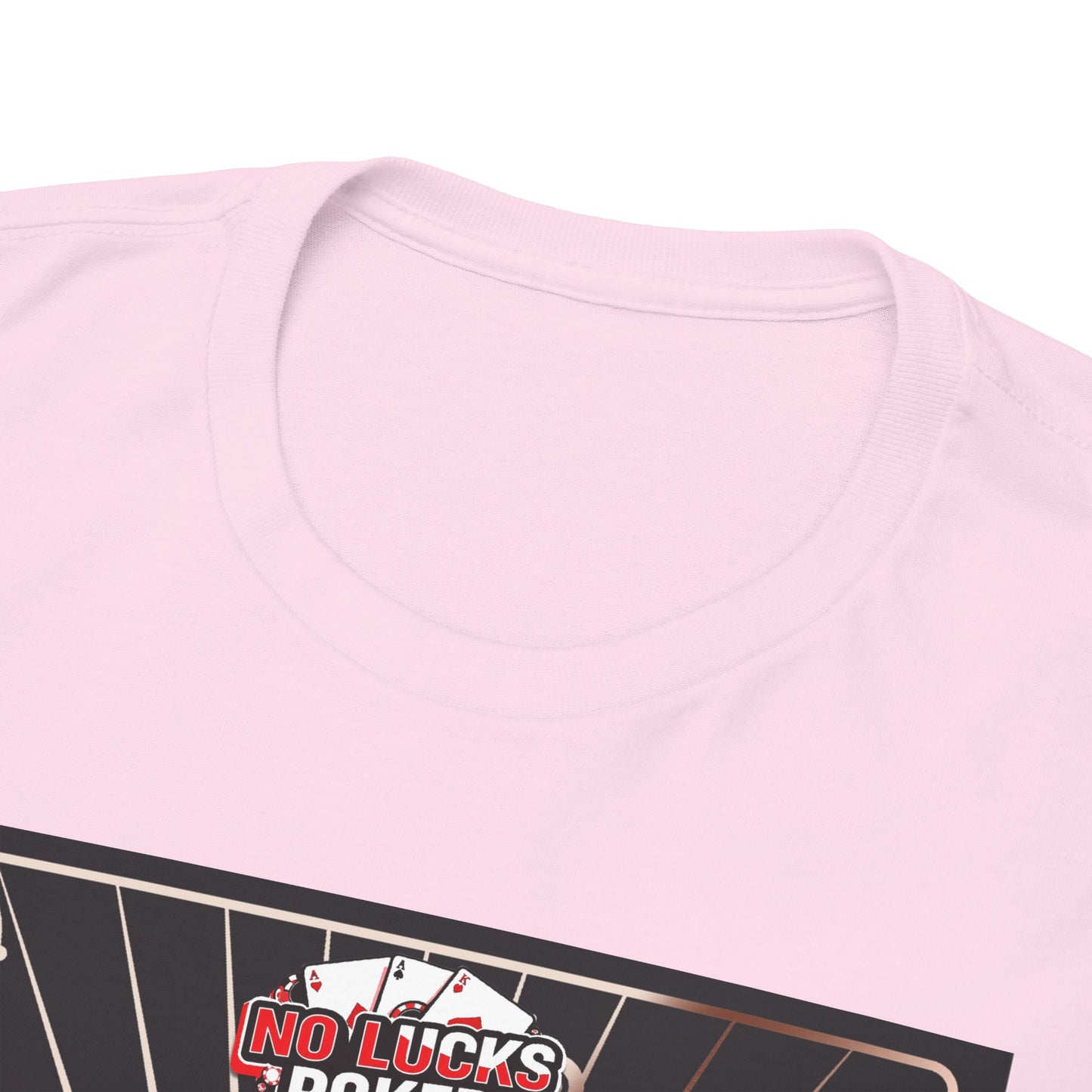 No Lucks Given Angry Queen of Clubs Copper Poker T-Shirt Must have Good Luck All-in