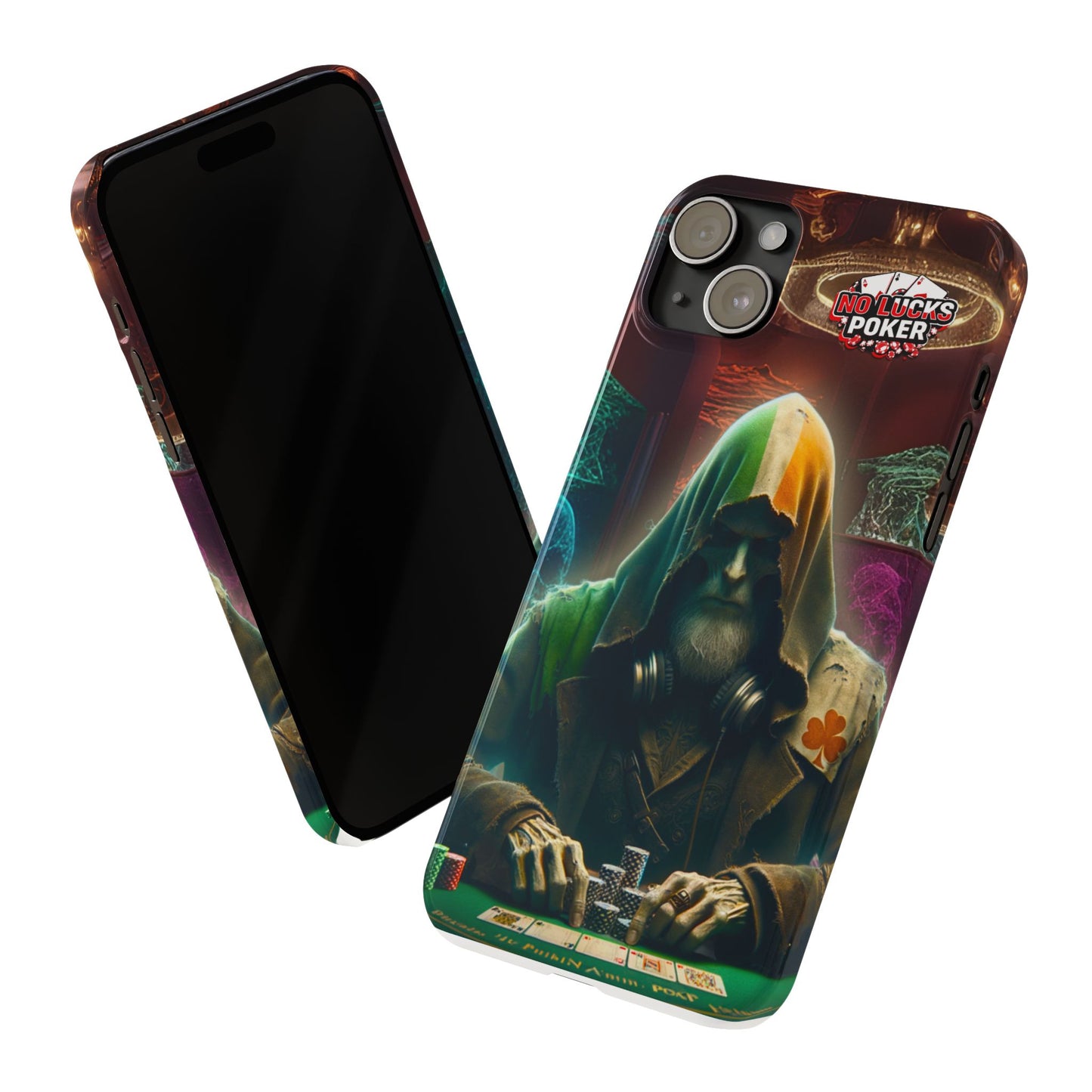 Mysterious Irish Poker Player Slim Phone Case -  iPhone 13 - 15