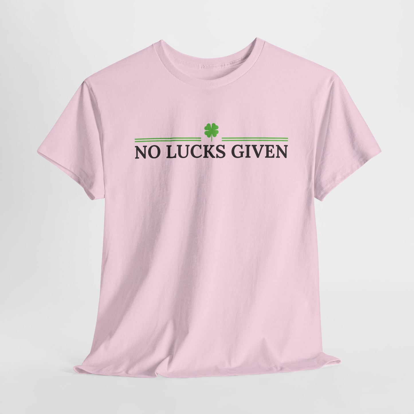 No Lucks Given – Classic Logo Poker Tee (Good Luck, All In)