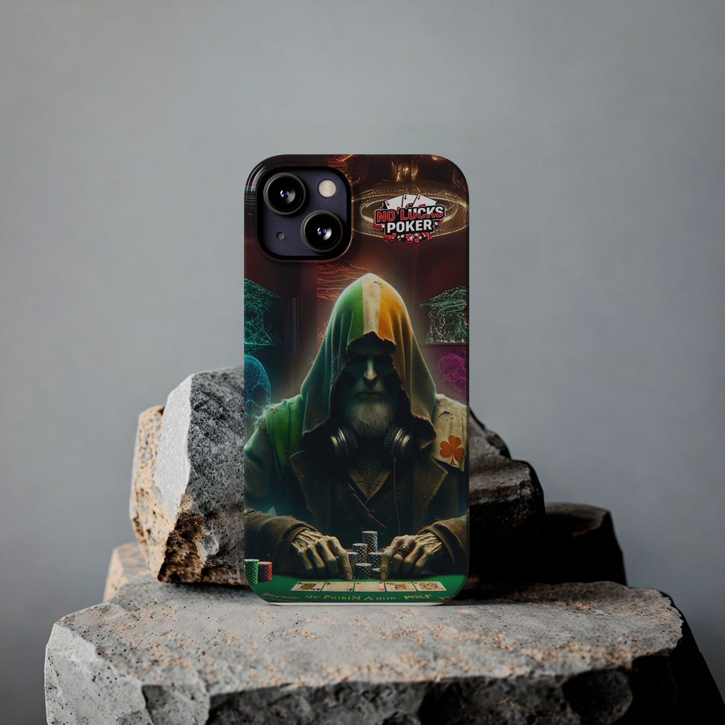 Mysterious Irish Poker Player Slim Phone Case -  iPhone 13 - 15