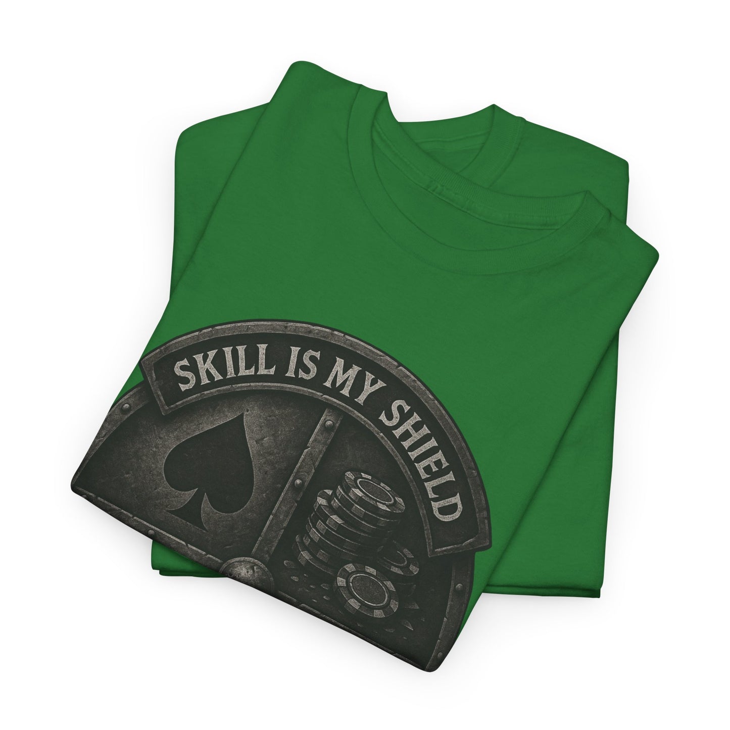 Stack or Shatter Poker T-Shirt | No Lucks Given – Skill Over Luck