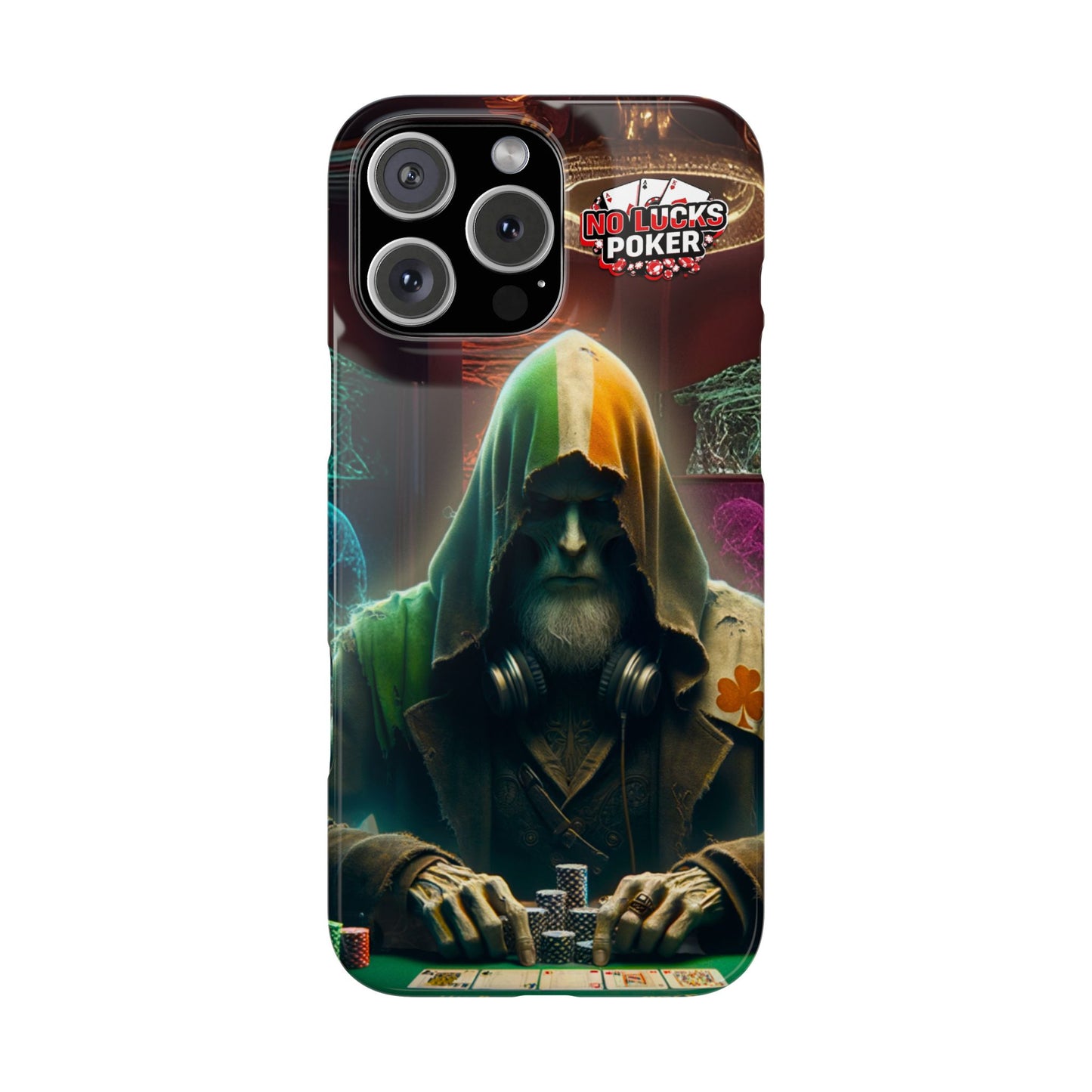Mysterious Irish Poker Player Slim Phone Case -  iPhone 13 - 15