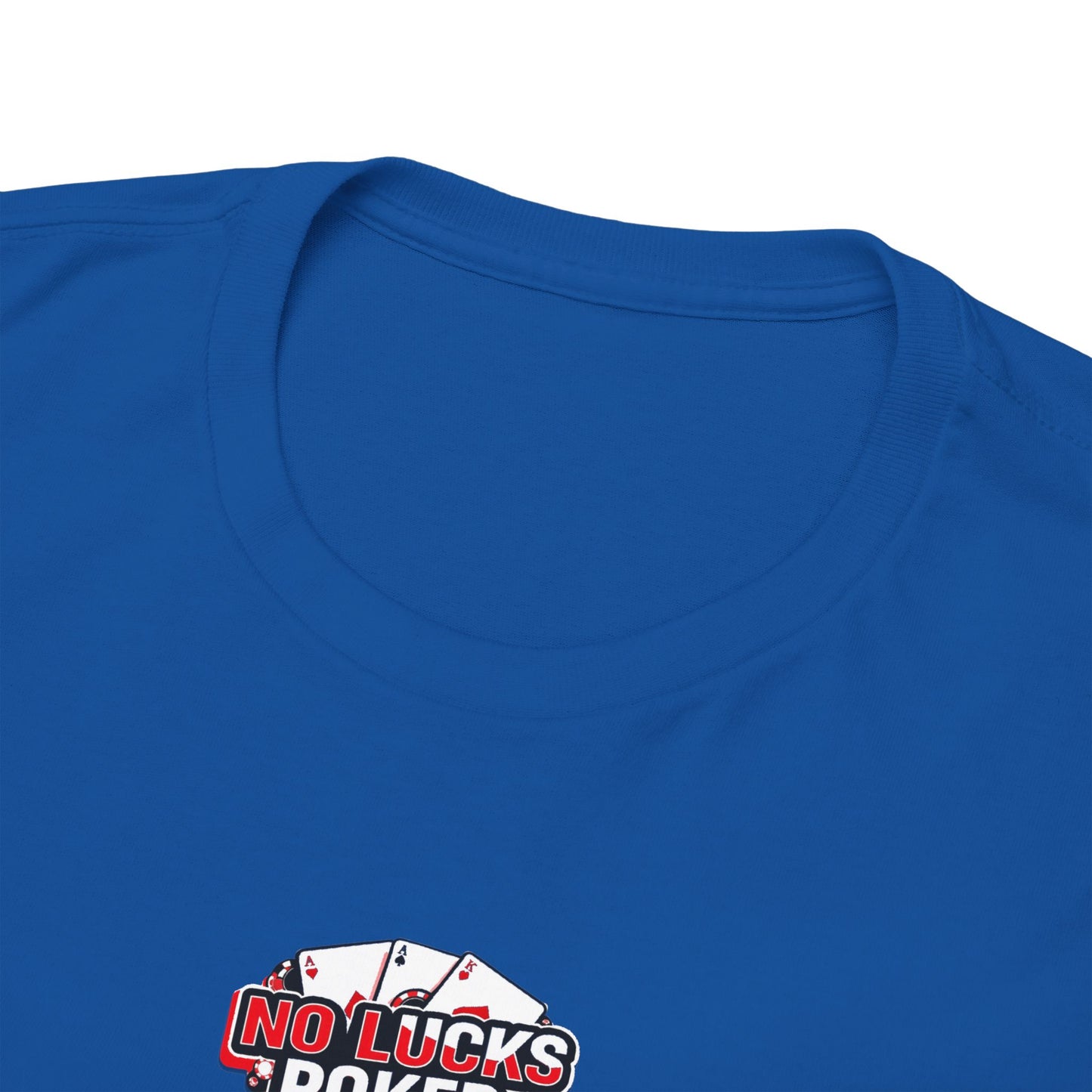 No Lucks Given – Hero/Villain Poker Skull Tee (Headphones Edition)