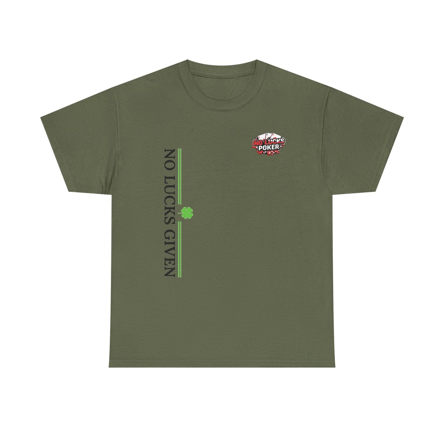 No Lucks Given – Signature Logo Poker Tee (All In Edition)