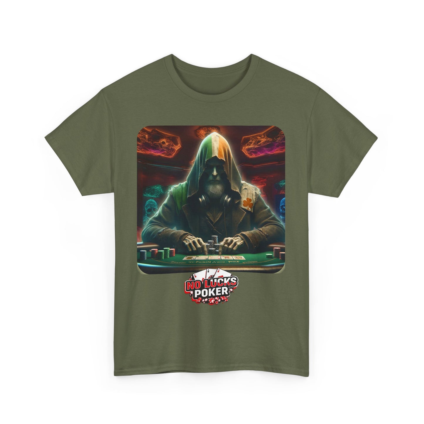 Irish Poker Player Celtic unisex heavy cotton tee Poker Apparel