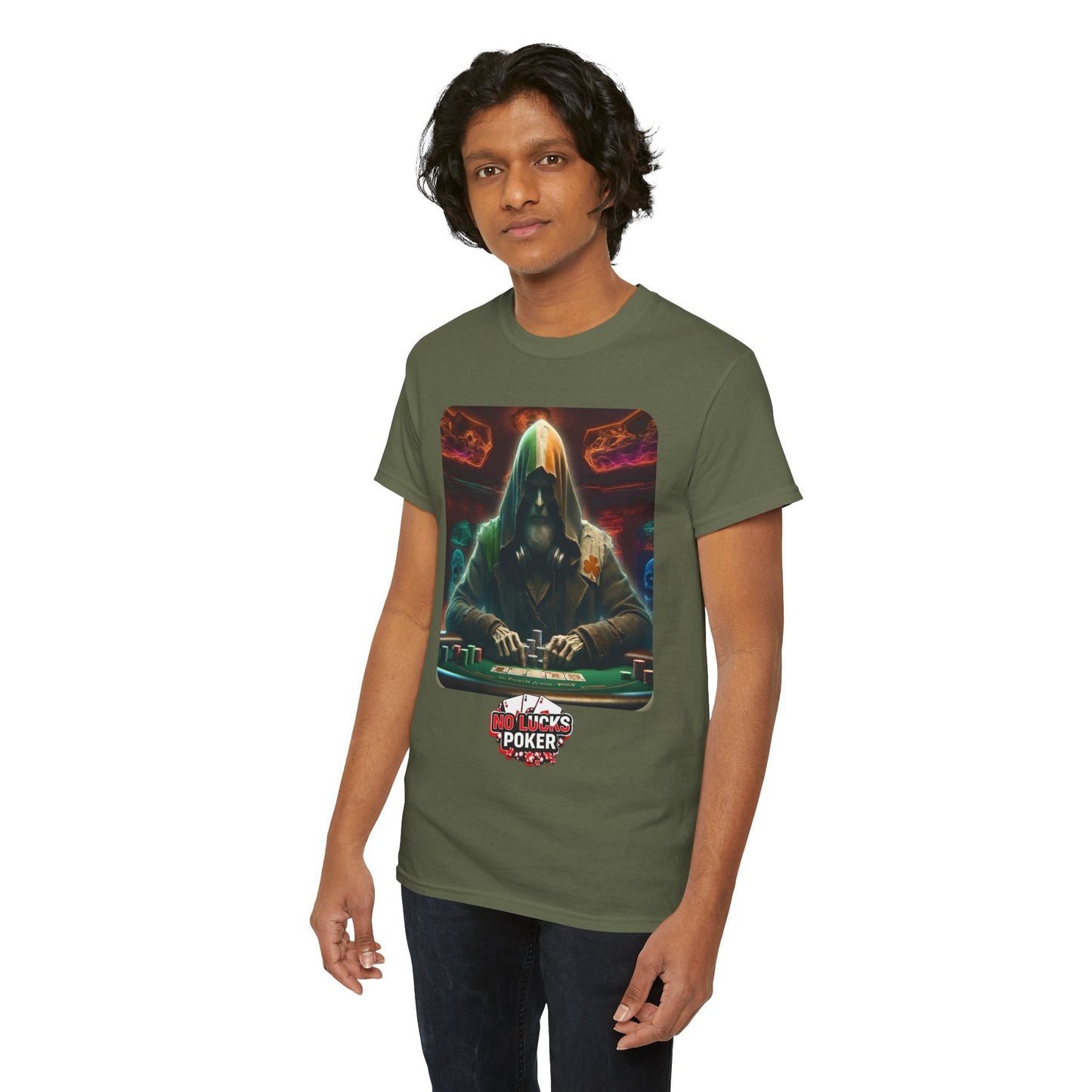 Irish Poker Player Celtic unisex heavy cotton tee Poker Apparel