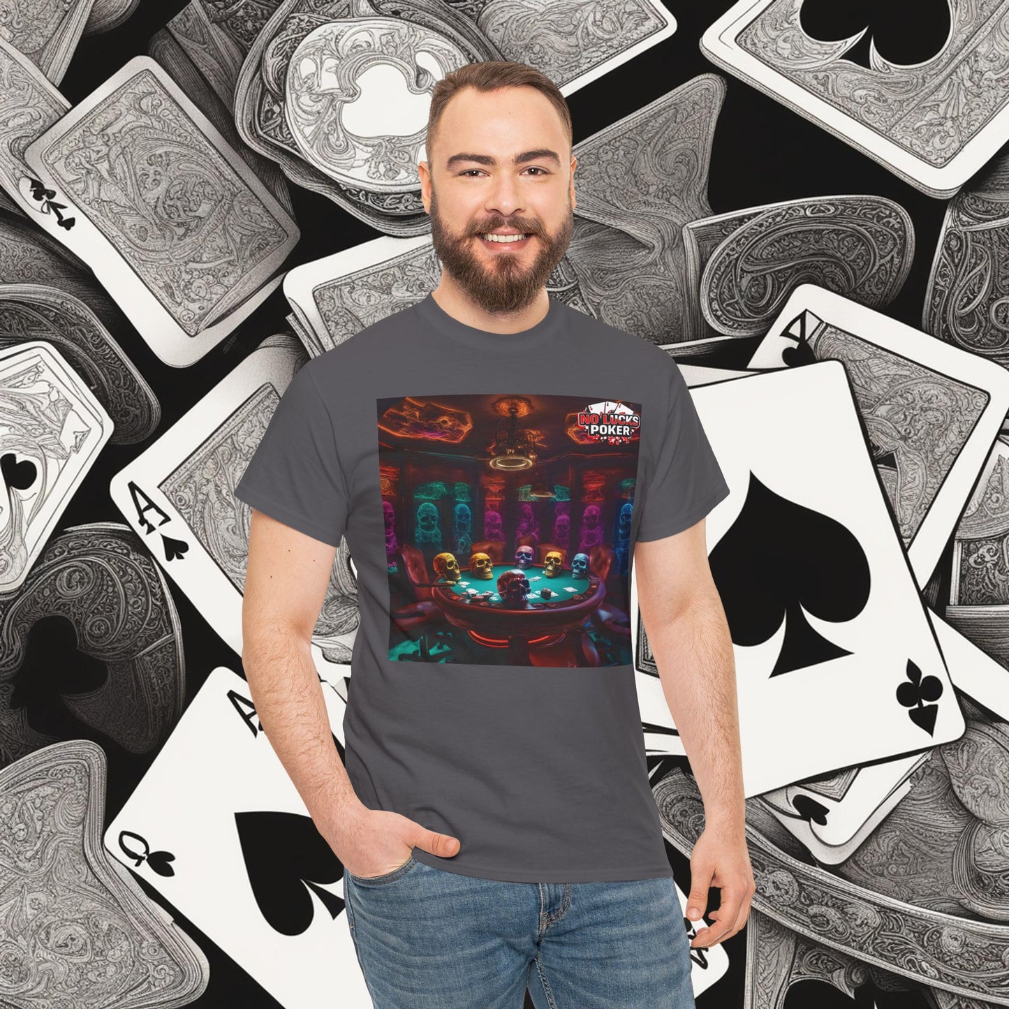 Game Over! No Lucks Given unisex heavy cotton tee