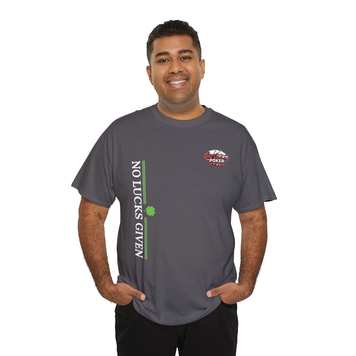 No Lucks Given – Signature Logo Poker Tee (All In Edition)