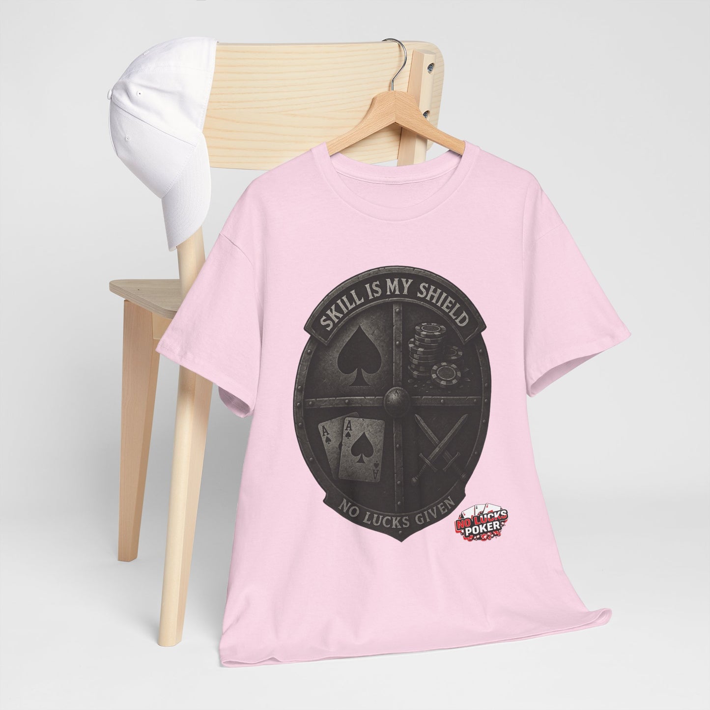 Stack or Shatter Poker T-Shirt | No Lucks Given – Skill Over Luck