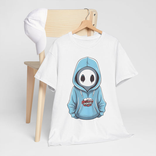 No Lucks Given – Mysterious Hoodie Player Poker Tee