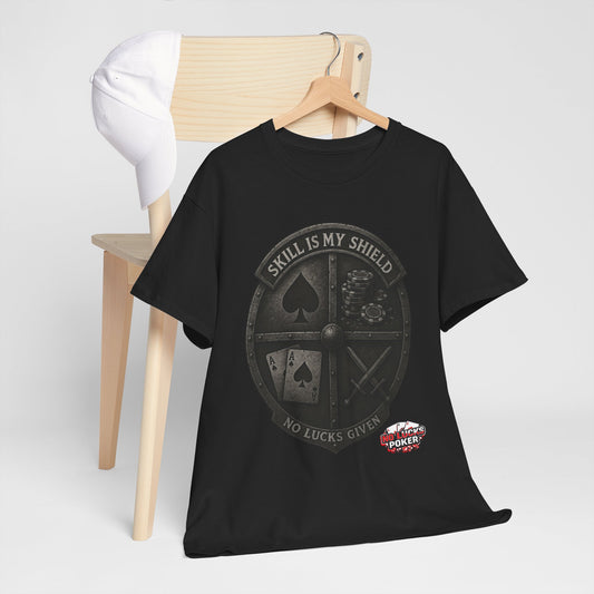 Stack or Shatter Poker T-Shirt | No Lucks Given – Skill Over Luck