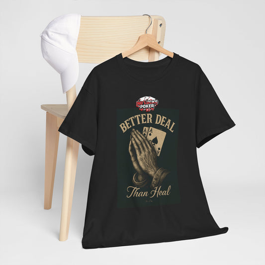 No Prayers Just Play Poker T-Shirt | Zero Lucks – Skill Over Superstition