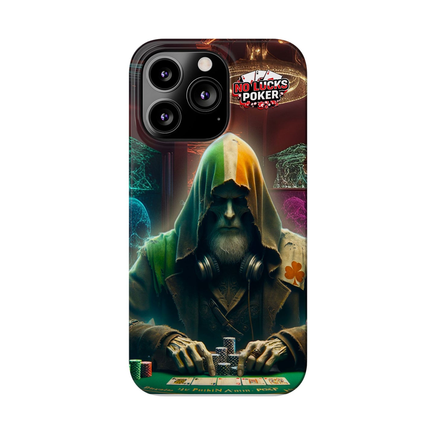 Mysterious Irish Poker Player Slim Phone Case -  iPhone 13 - 15