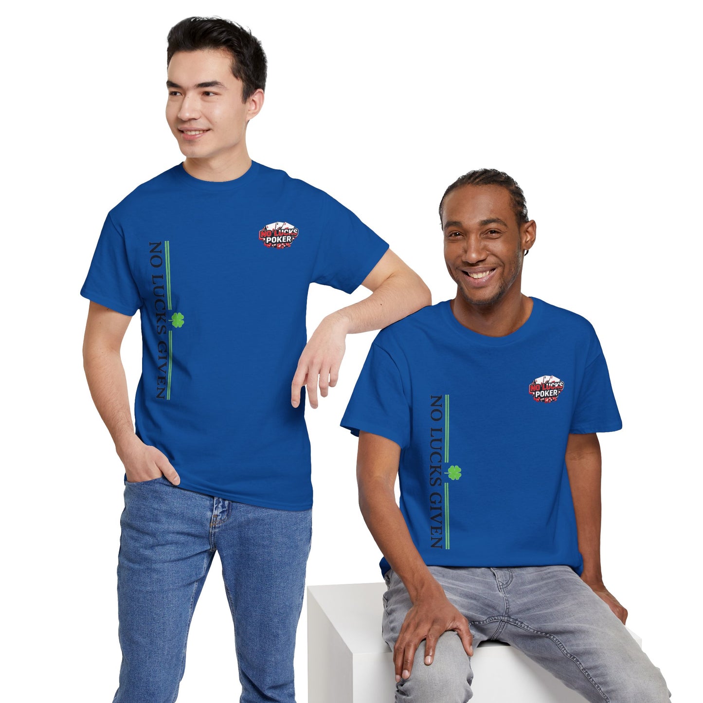 No Lucks Given – Signature Logo Poker Tee (All In Edition)