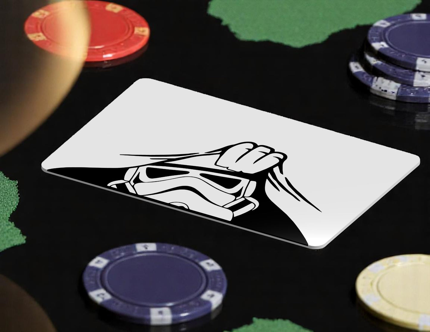 Stormtrooper Hiding - Custom 3D Printed Poker Cut Card – Casino & Home Game Dealer Accessory
