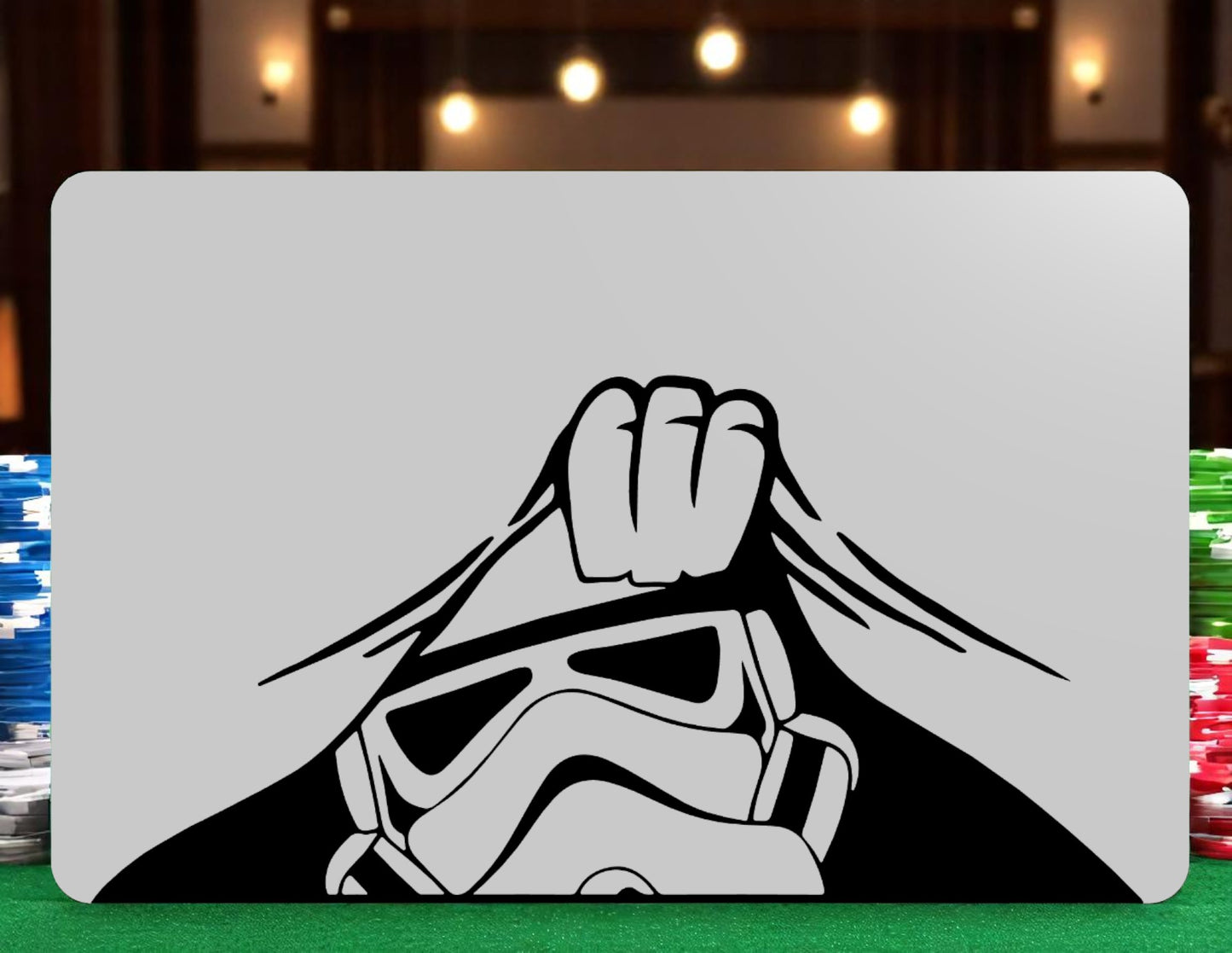 Stormtrooper Hiding - Custom 3D Printed Poker Cut Card – Casino & Home Game Dealer Accessory