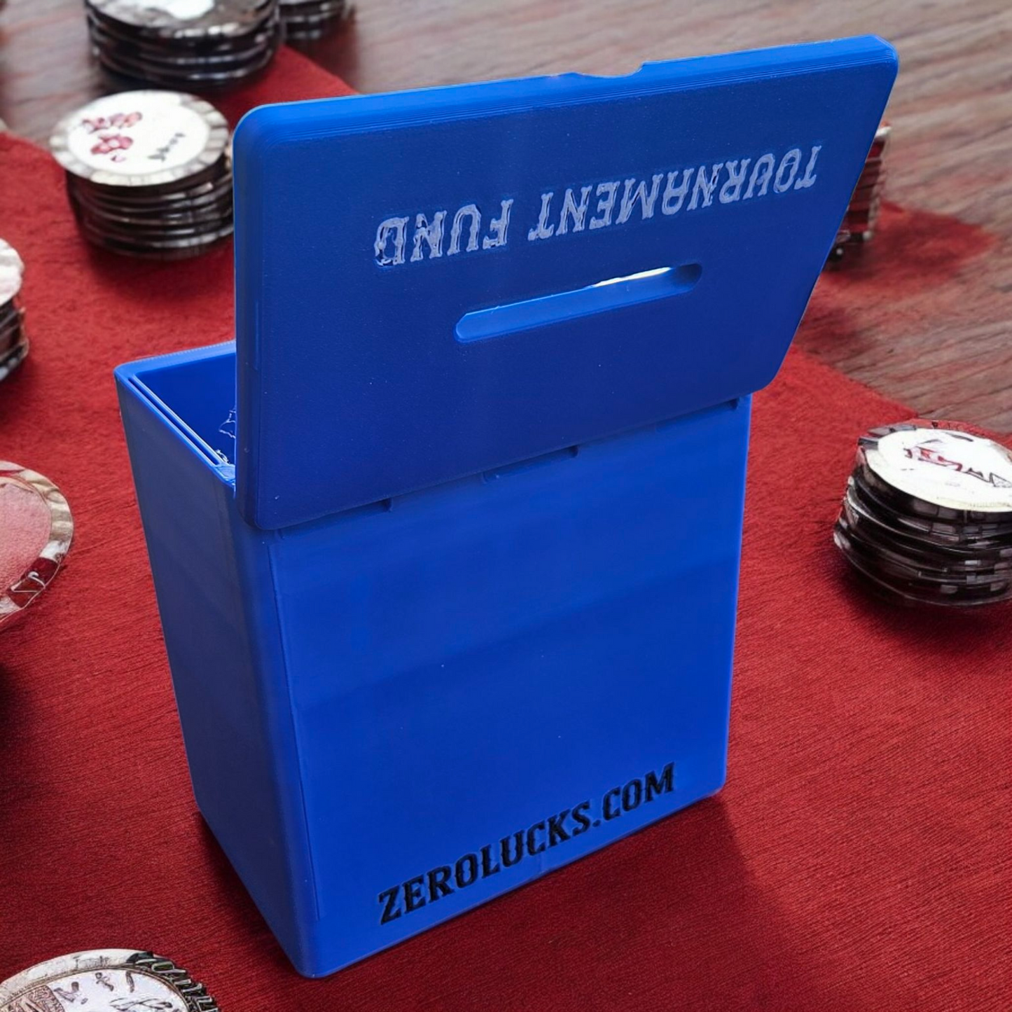 Toke Box: Dealer 3D Printed W/ J-Hook Casino Style Choose Color And Lid Text
