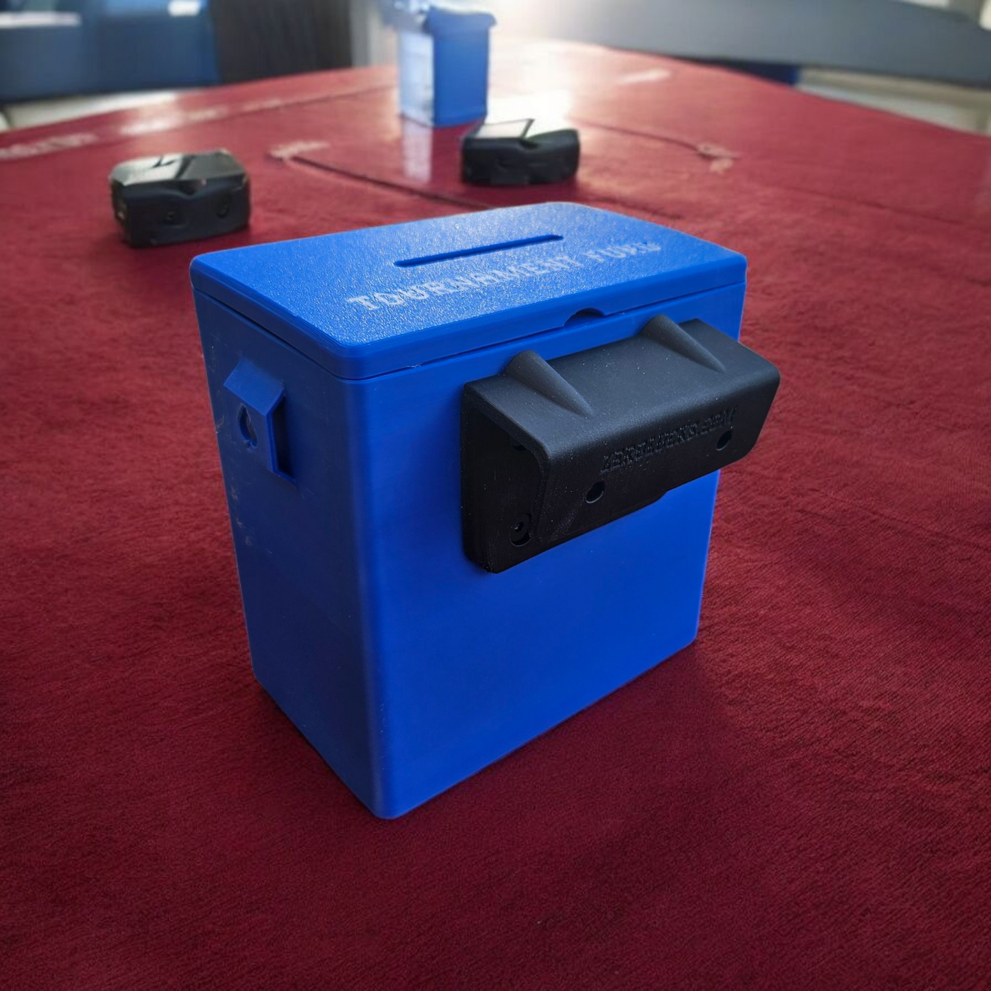 Toke Box: Dealer 3D Printed W/ J-Hook Casino Style Choose Color And Lid Text
