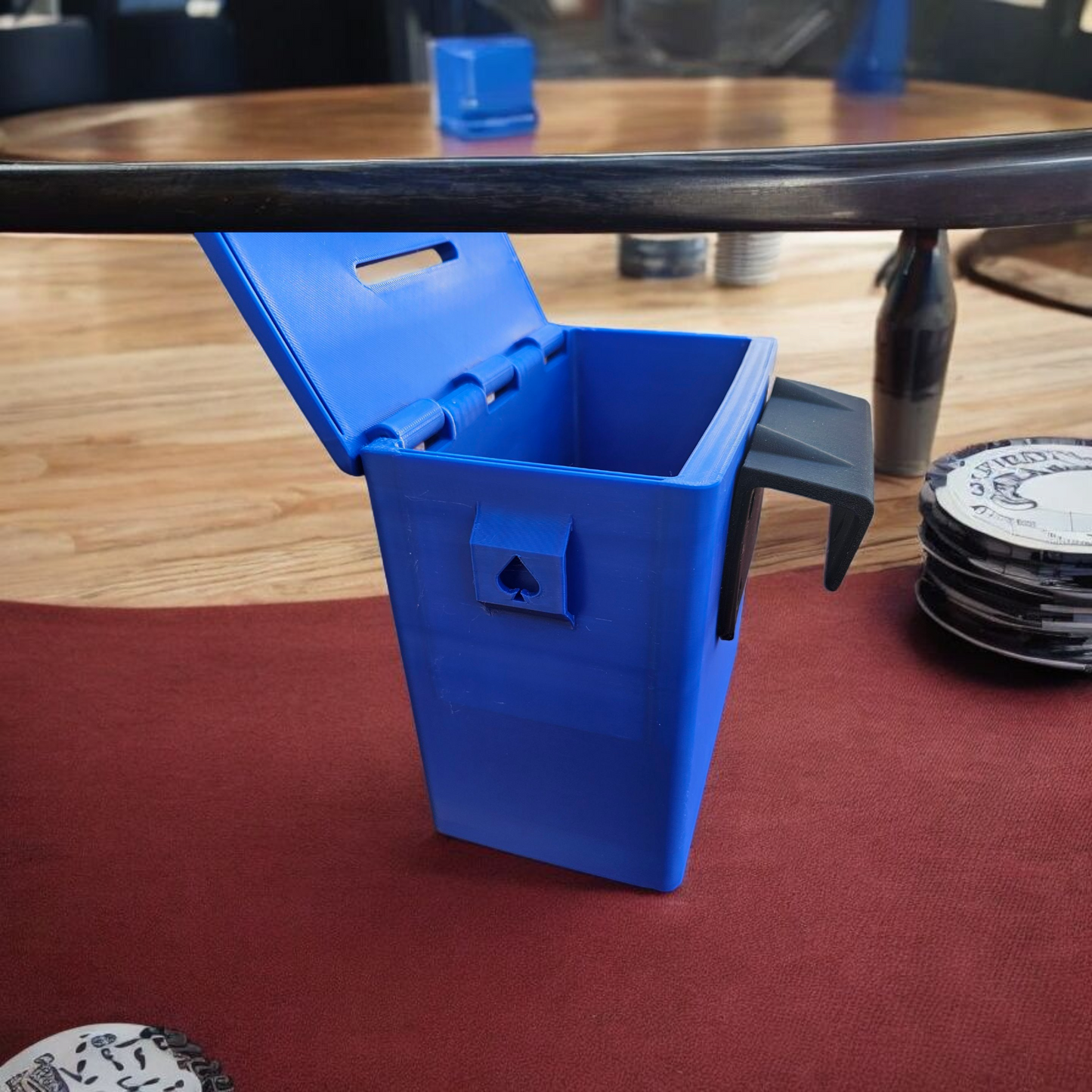 Toke Box: Dealer 3D Printed W/ J-Hook Casino Style Choose Color And Lid Text