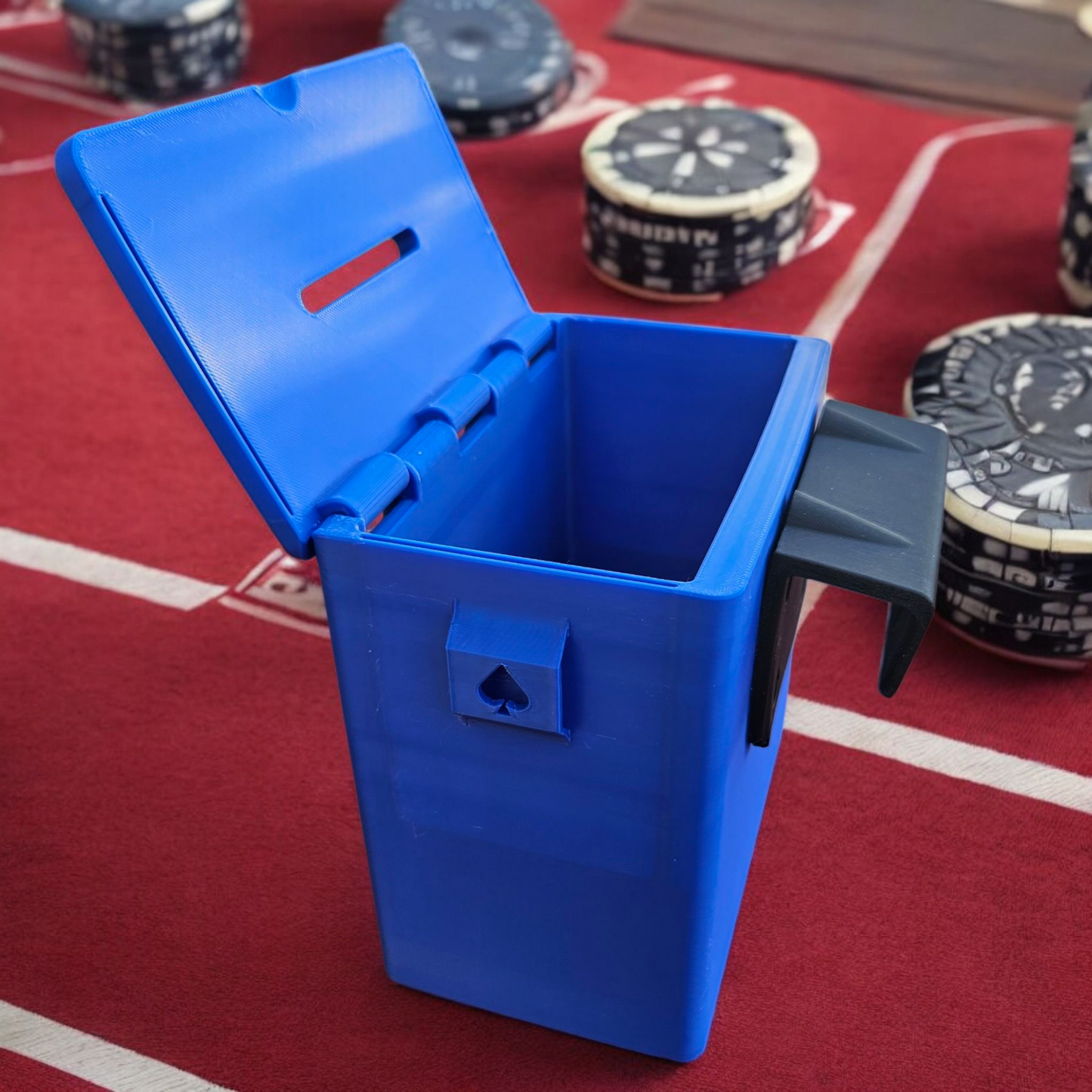 Toke Box: Dealer 3D Printed W/ J-Hook Casino Style Choose Color And Lid Text