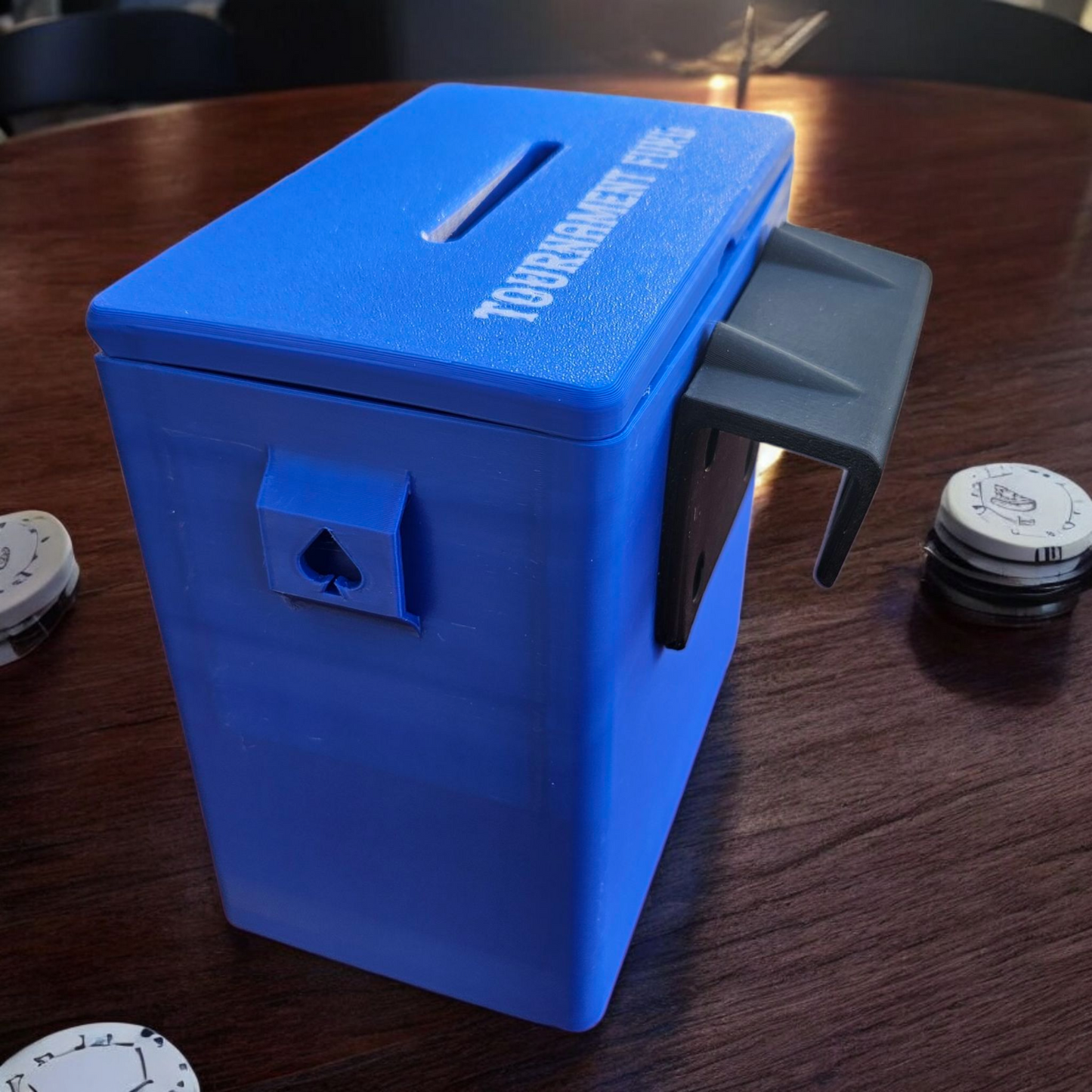 Toke Box: Dealer 3D Printed W/ J-Hook Casino Style Choose Color And Lid Text